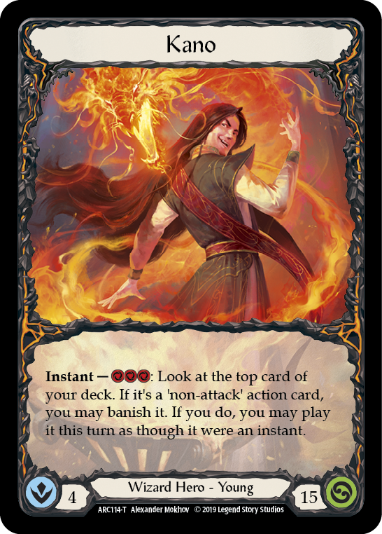 Kano // Kano, Dracai of Aether [ARC114-T // ARC113-T] (Arcane Rising)  1st Edition Normal | Webway Games