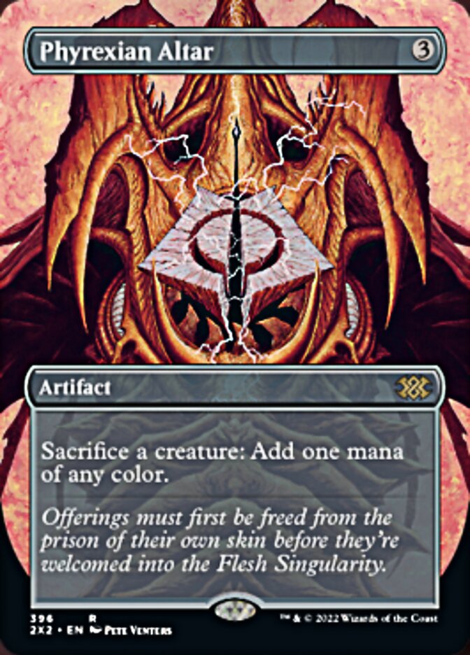Phyrexian Altar (Borderless Alternate Art) [Double Masters 2022] | Webway Games