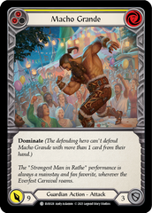 Macho Grande (Yellow) [EVR028] (Everfest)  1st Edition Rainbow Foil | Webway Games