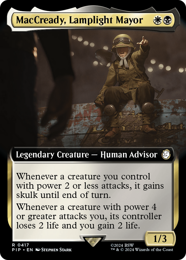 MacCready, Lamplight Mayor (Extended Art) [Fallout] | Webway Games