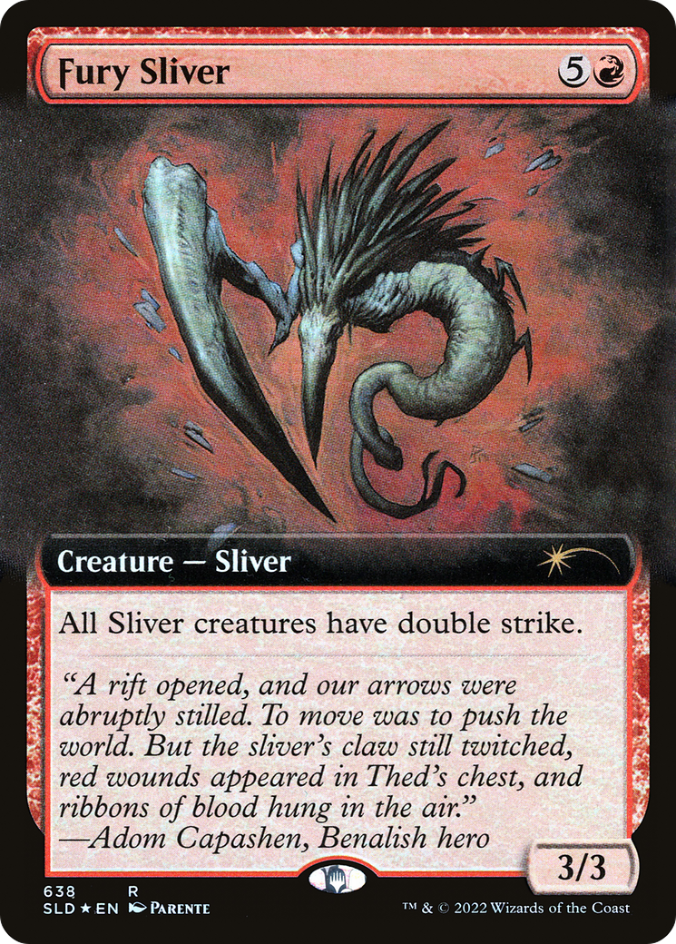 Fury Sliver (Extended Art) [Secret Lair Drop Promos] | Webway Games