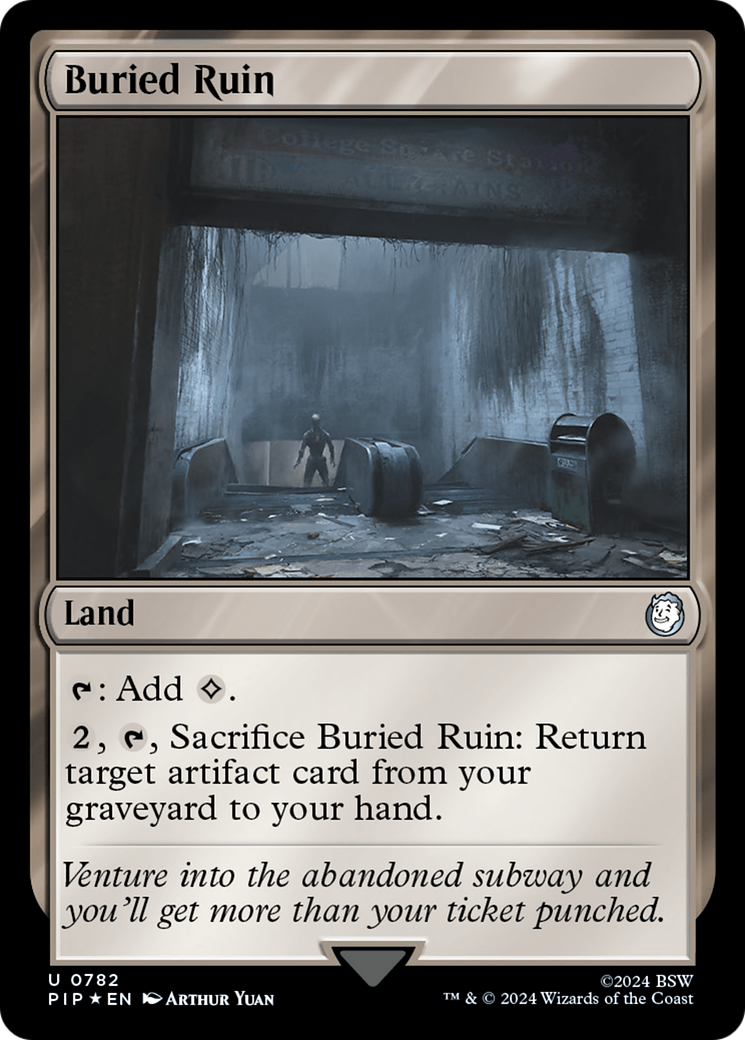Buried Ruin (Surge Foil) [Fallout] | Webway Games