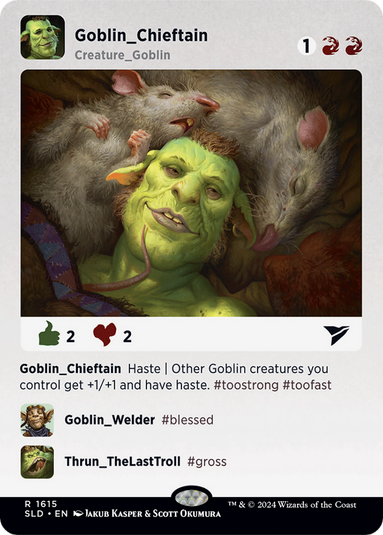 Goblin Chieftain [Secret Lair Drop Series] | Webway Games