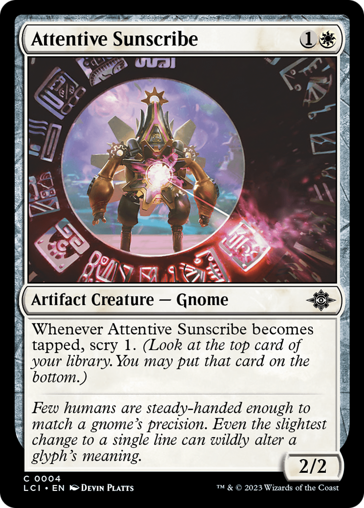 Attentive Sunscribe [The Lost Caverns of Ixalan] | Webway Games