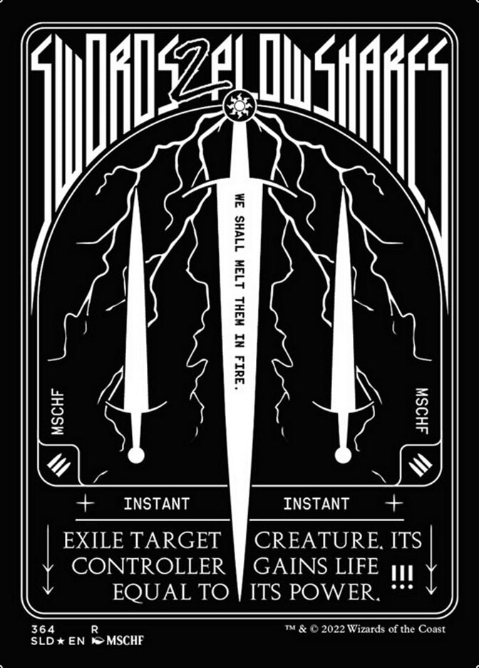 Swords to Plowshares (364) (Foil Etched) [Secret Lair Drop Series] | Webway Games