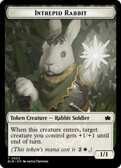 Wall // Intrepid Rabbit Double-Sided Token [Bloomburrow Tokens] | Webway Games