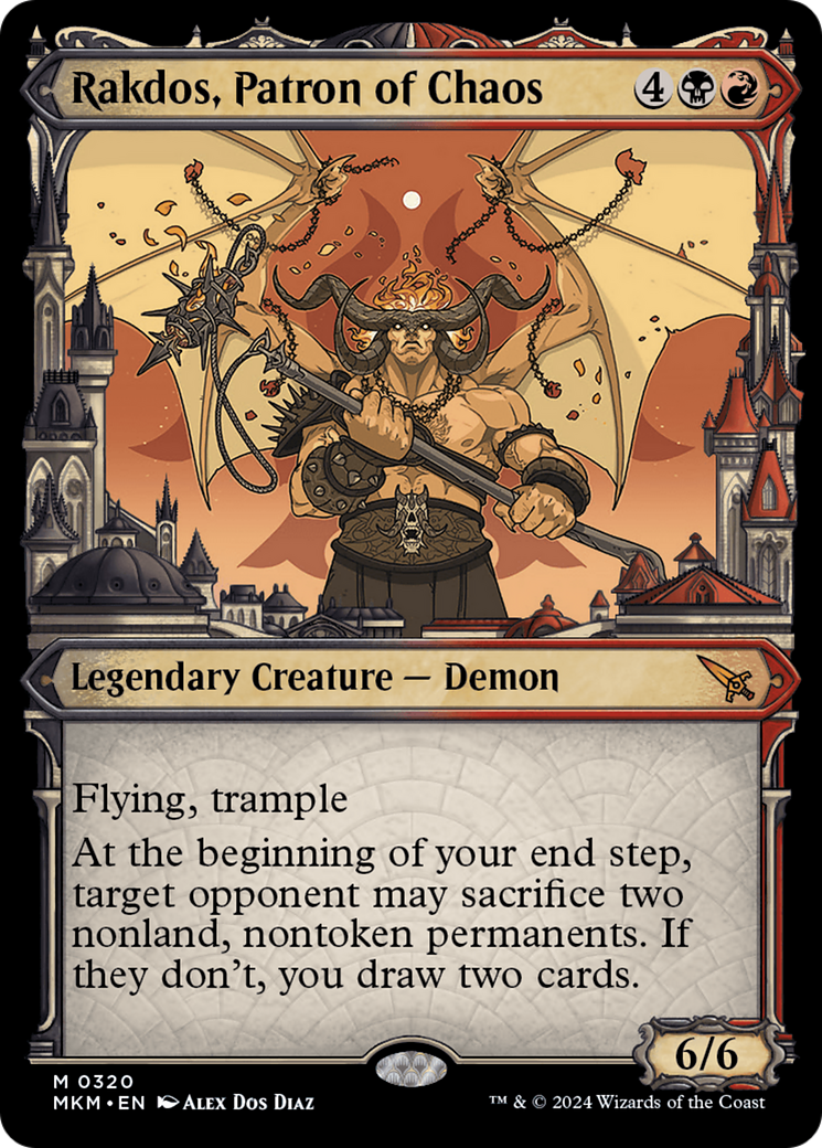 Rakdos, Patron of Chaos (Showcase) (0320) [Murders at Karlov Manor] | Webway Games