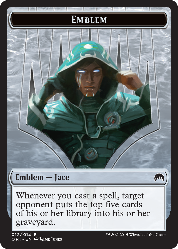 Pest // Jace, Telepath Unbound Emblem Double-Sided Token [Secret Lair: From Cute to Brute Tokens] | Webway Games