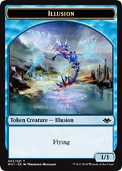 Illusion (005) // Serra the Benevolent Emblem (020) Double-Sided Token [Modern Horizons Tokens] | Webway Games