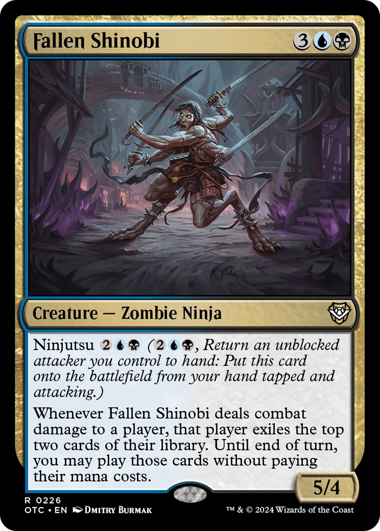 Fallen Shinobi [Outlaws of Thunder Junction Commander] | Webway Games