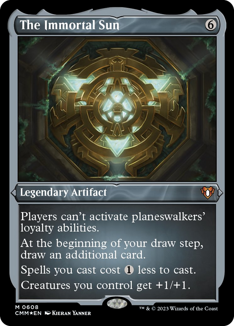 The Immortal Sun (Foil Etched) [Commander Masters] | Webway Games