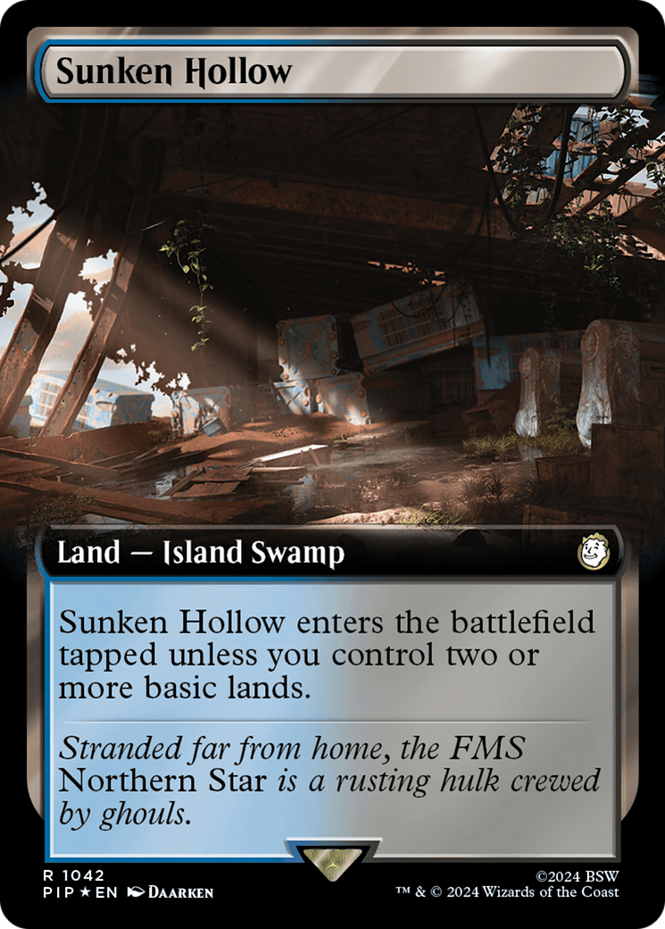 Sunken Hollow (Extended Art) (Surge Foil) [Fallout] | Webway Games