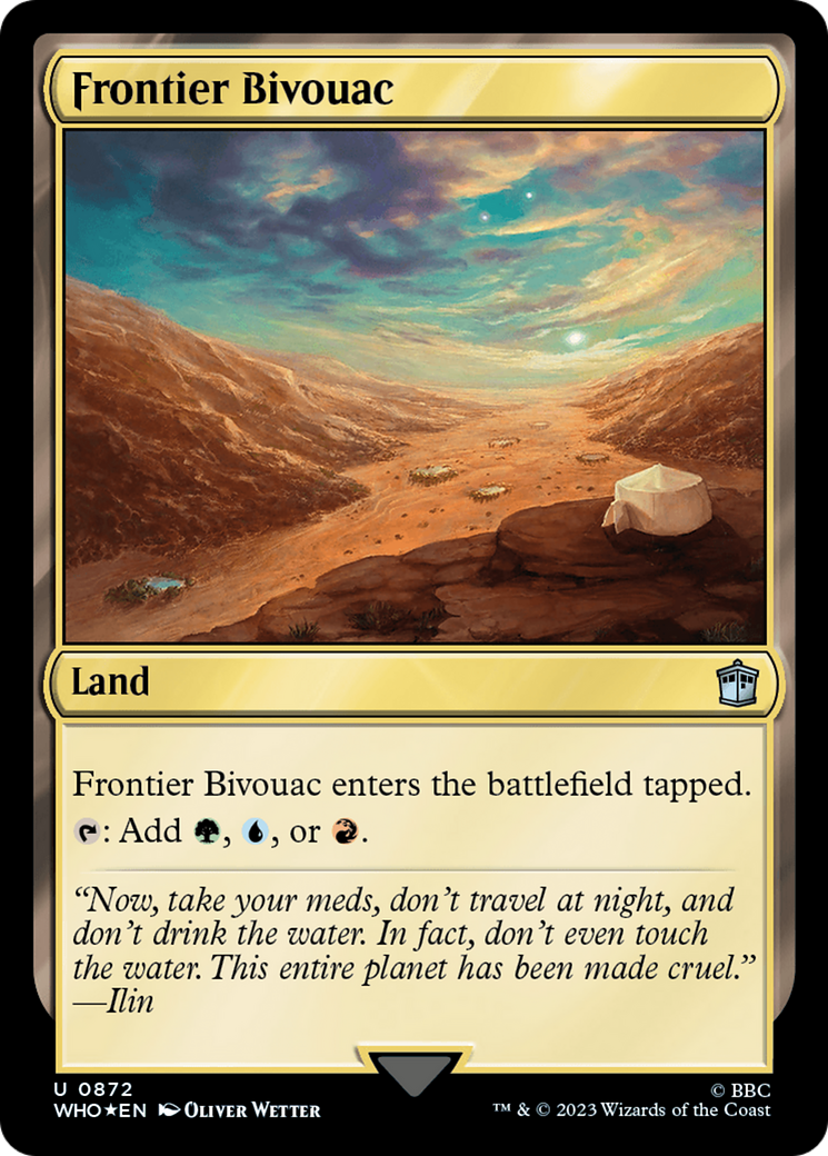 Frontier Bivouac (Surge Foil) [Doctor Who] | Webway Games