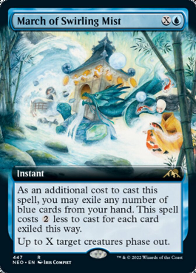 March of Swirling Mist (Extended Art) [Kamigawa: Neon Dynasty] | Webway Games