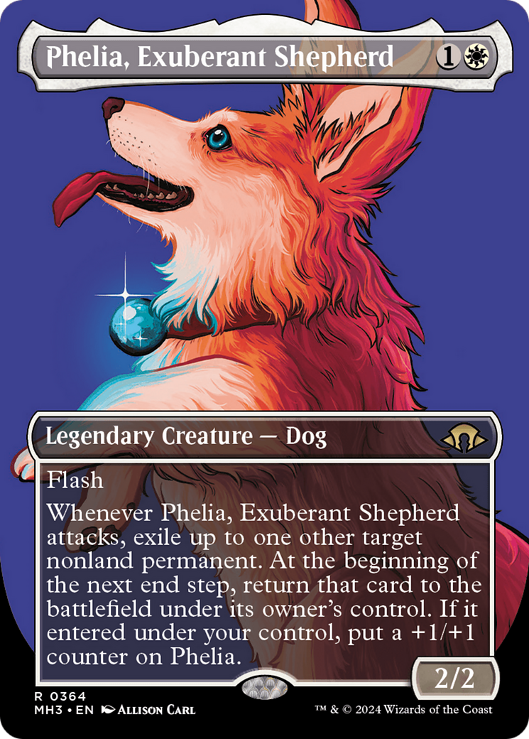 Phelia, Exuberant Shepherd (Borderless) [Modern Horizons 3] | Webway Games