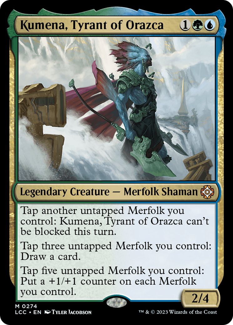Kumena, Tyrant of Orazca [The Lost Caverns of Ixalan Commander] | Webway Games