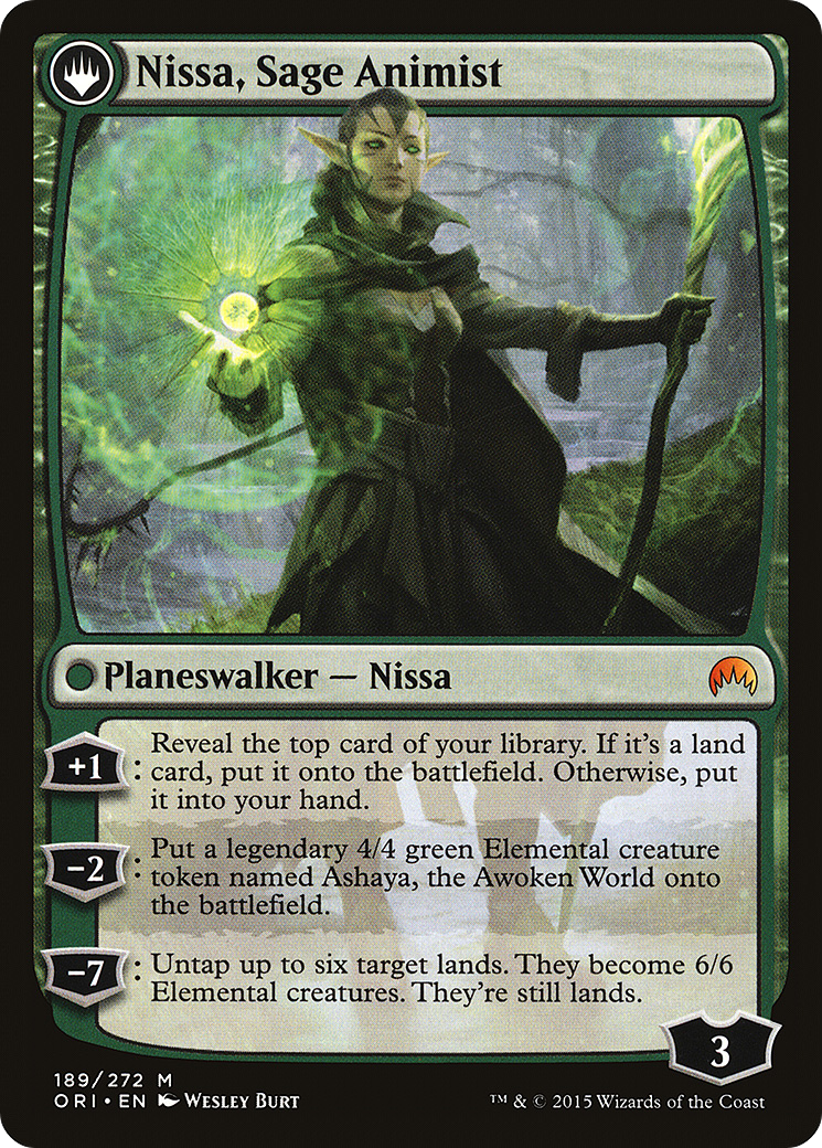 Nissa, Vastwood Seer // Nissa, Sage Animist [Secret Lair: From Cute to Brute] | Webway Games