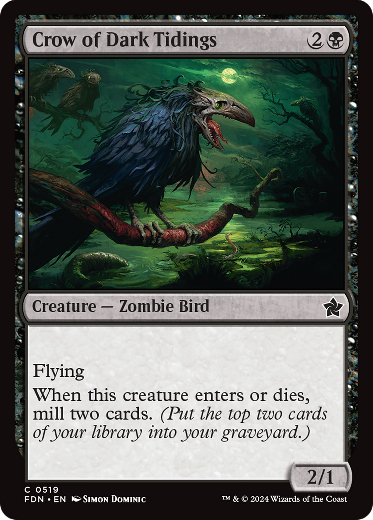 Crow of Dark Tidings [Foundations] | Webway Games