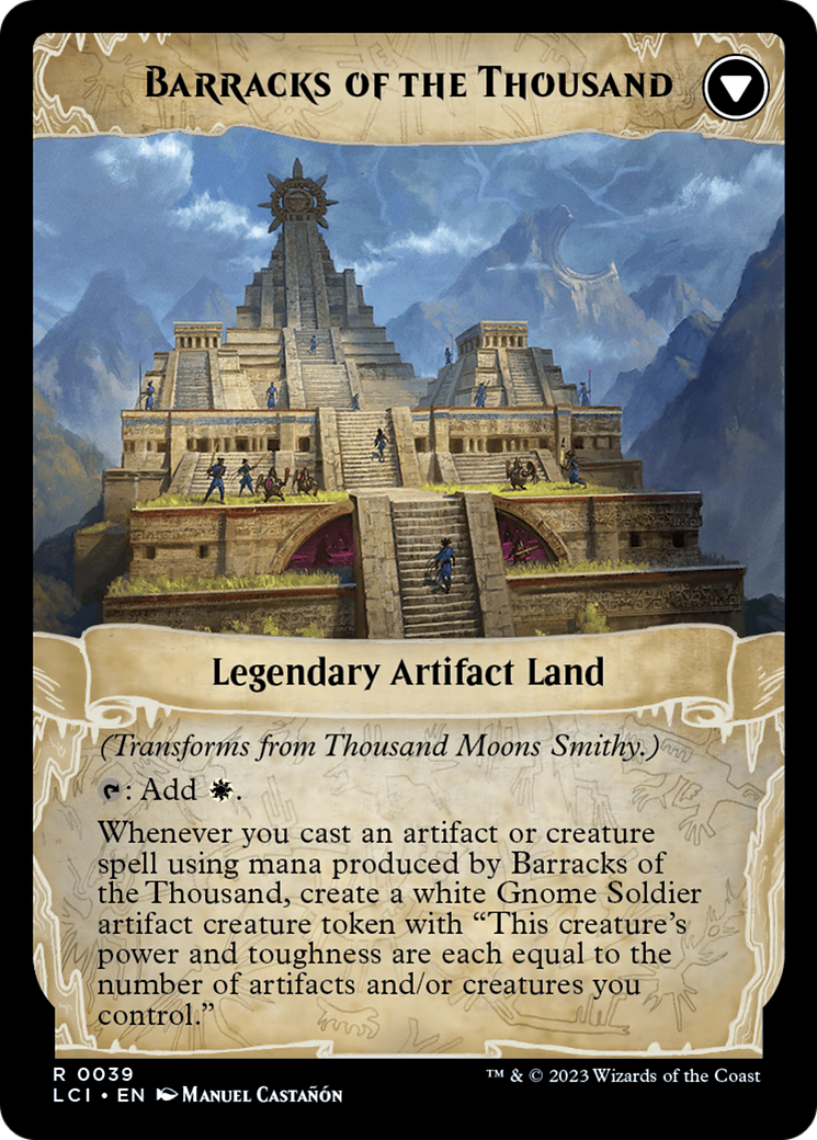 Thousand Moons Smithy // Barracks of the Thousand [The Lost Caverns of Ixalan] | Webway Games