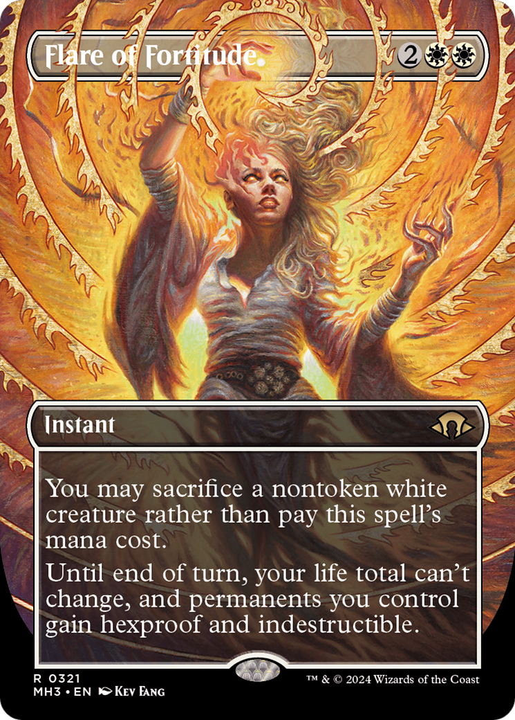 Flare of Fortitude (Borderless) [Modern Horizons 3] | Webway Games
