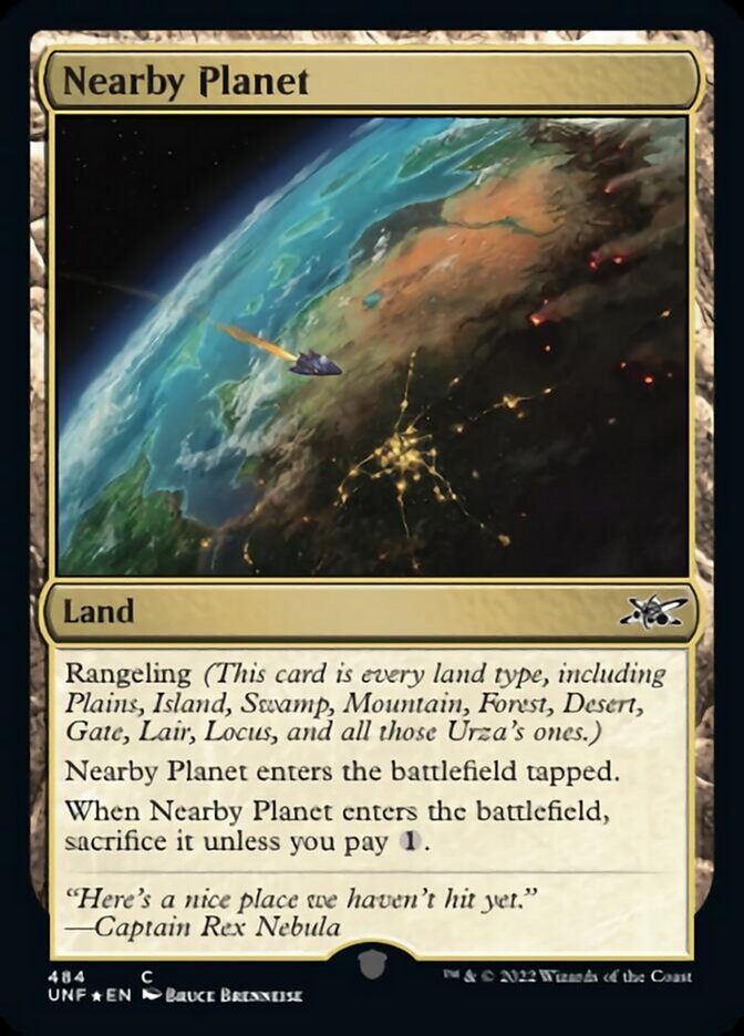 Nearby Planet (Galaxy Foil) [Unfinity] | Webway Games