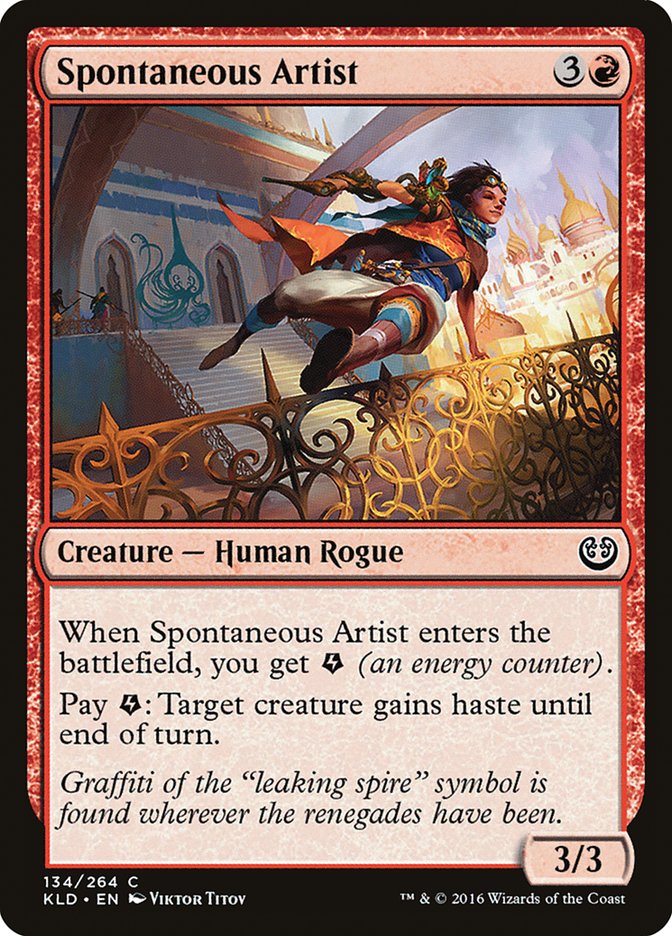Spontaneous Artist [Kaladesh] | Webway Games