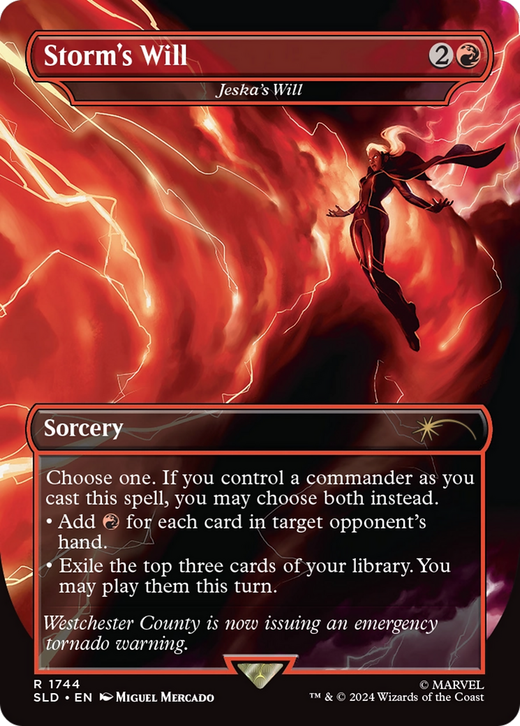 Storm's Will - Jeska's Will (Rainbow Foil) [Secret Lair Drop Series] | Webway Games