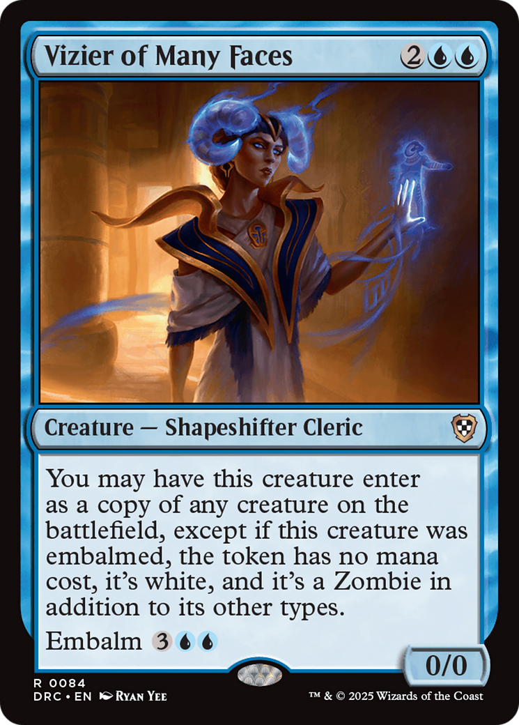 Vizier of Many Faces [Aetherdrift Commander] | Webway Games