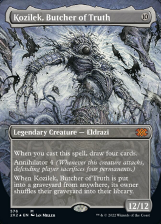 Kozilek, Butcher of Truth (Textured Foil) [Double Masters 2022] | Webway Games