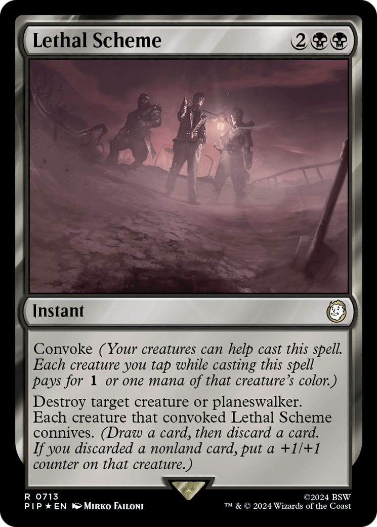 Lethal Scheme (Surge Foil) [Fallout] | Webway Games