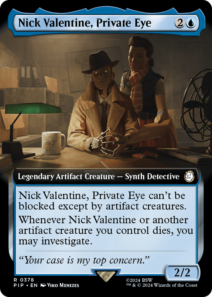 Nick Valentine, Private Eye (Extended Art) [Fallout] | Webway Games