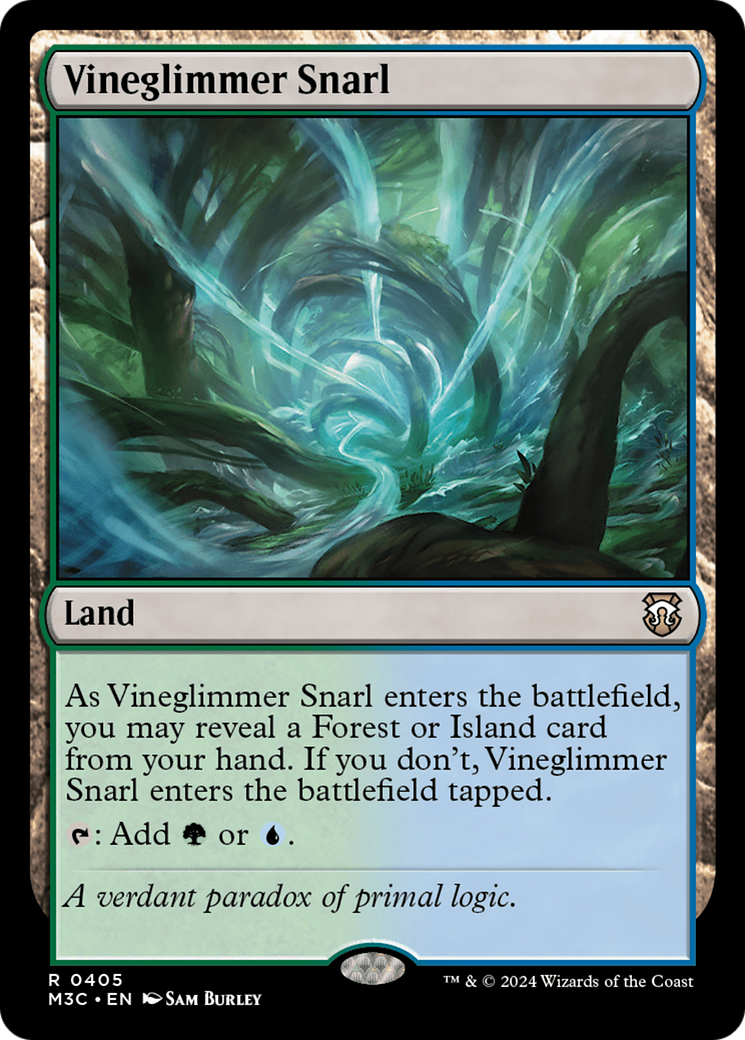 Vineglimmer Snarl (Ripple Foil) [Modern Horizons 3 Commander] | Webway Games