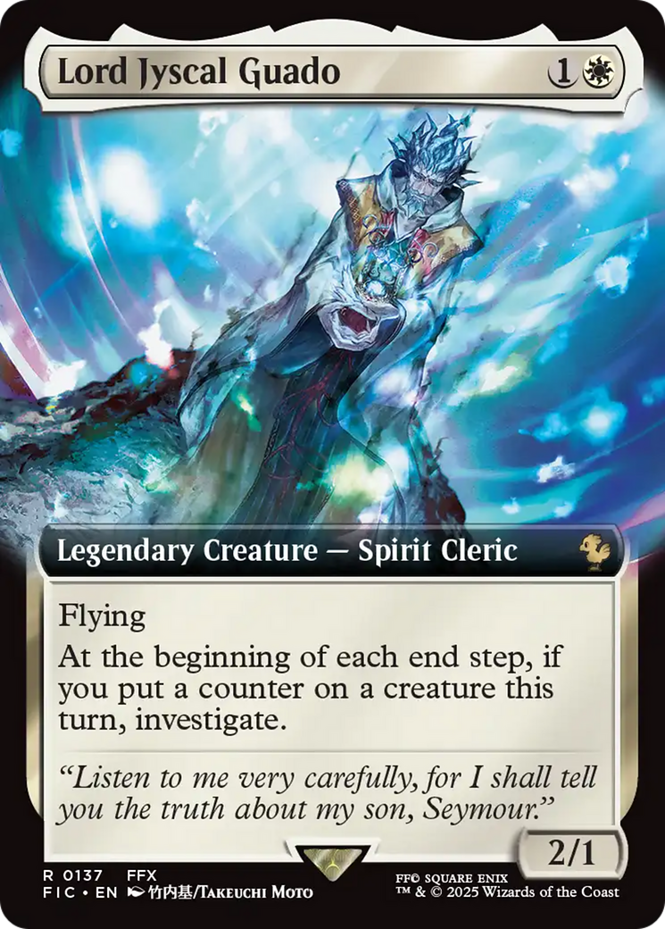 Lord Jyscal Guado (Extended Art) [FINAL FANTASY Commander] | Webway Games