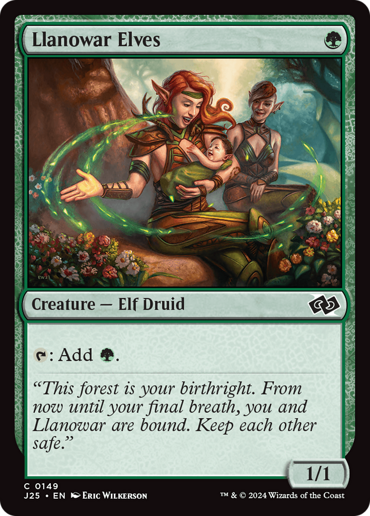 Llanowar Elves [Foundations Jumpstart] | Webway Games