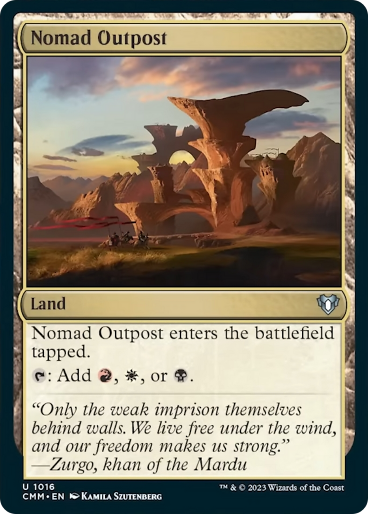 Nomad Outpost [Commander Masters] | Webway Games