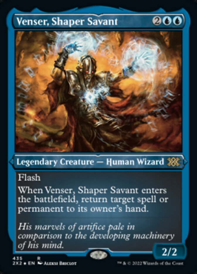 Venser, Shaper Savant (Foil Etched) [Double Masters 2022] | Webway Games