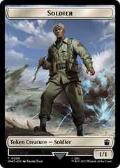Soldier // Food (0025) Double-Sided Token [Doctor Who Tokens] | Webway Games