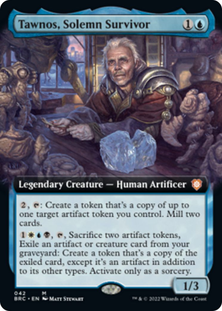 Tawnos, Solemn Survivor (Extended Art) [The Brothers' War Commander] | Webway Games