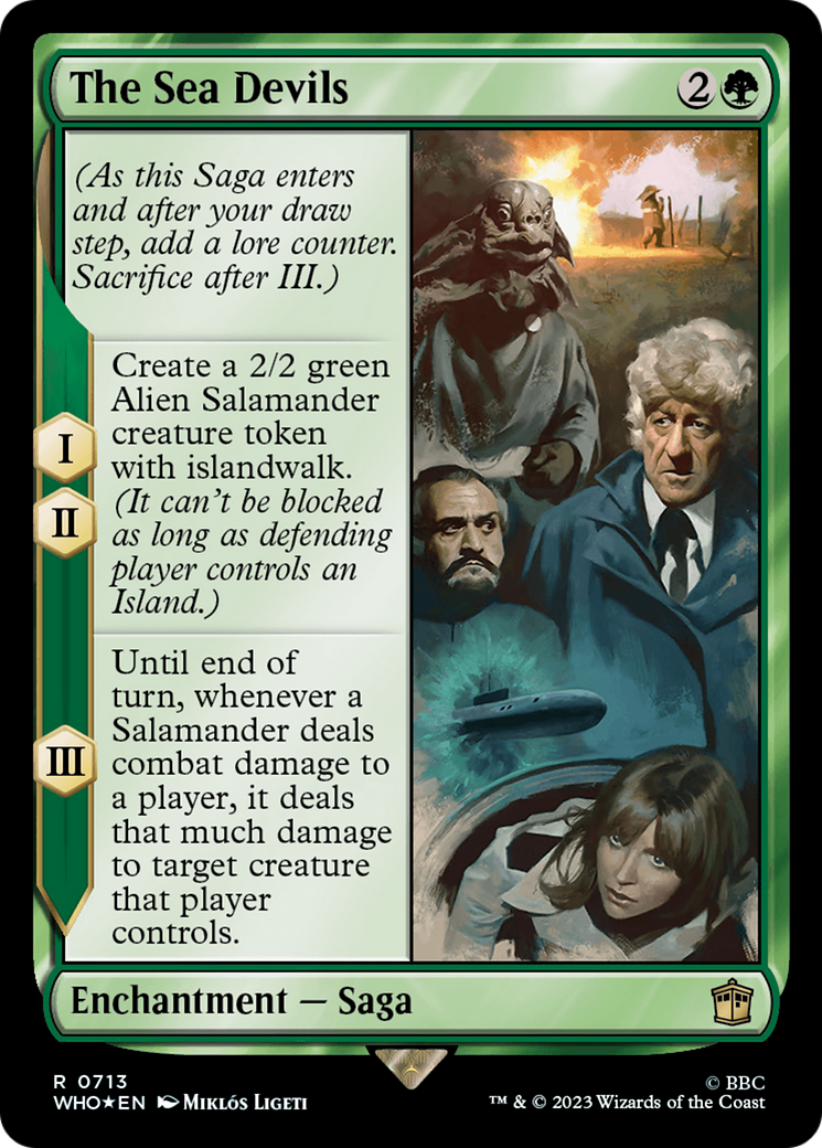 The Sea Devils (Surge Foil) [Doctor Who] | Webway Games
