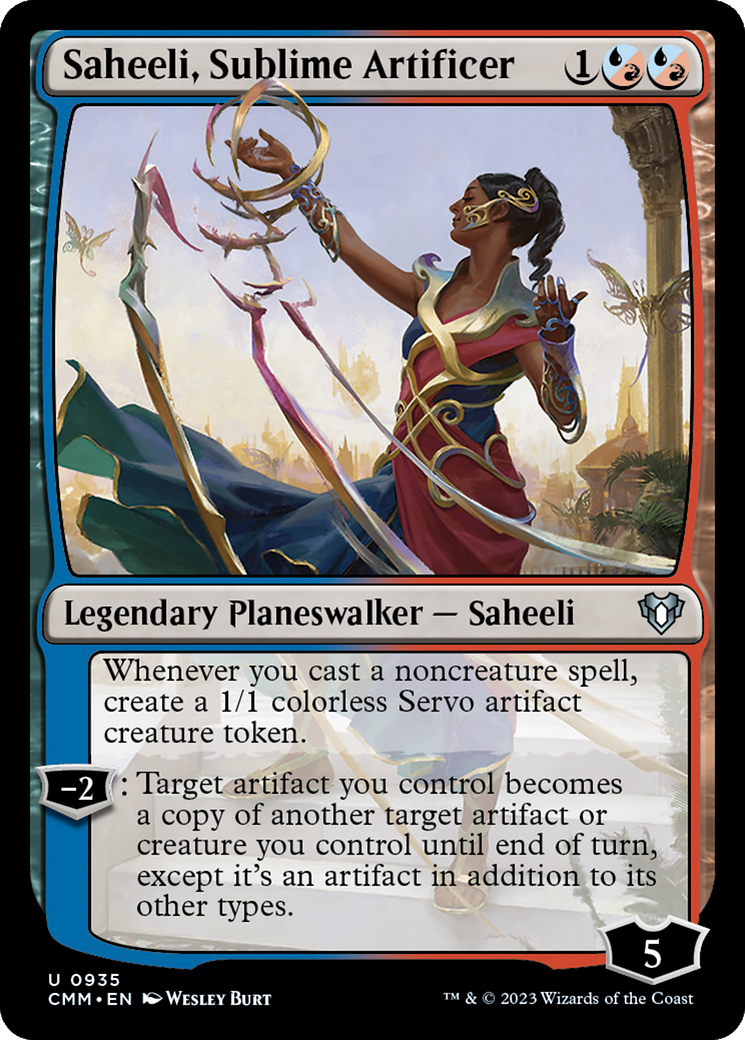 Saheeli, Sublime Artificer [Commander Masters] | Webway Games