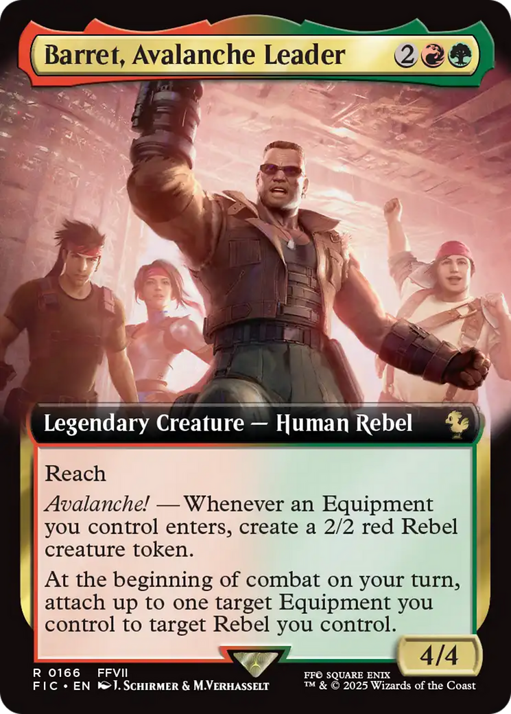 Barret, Avalanche Leader (Extended Art) [FINAL FANTASY Commander] | Webway Games