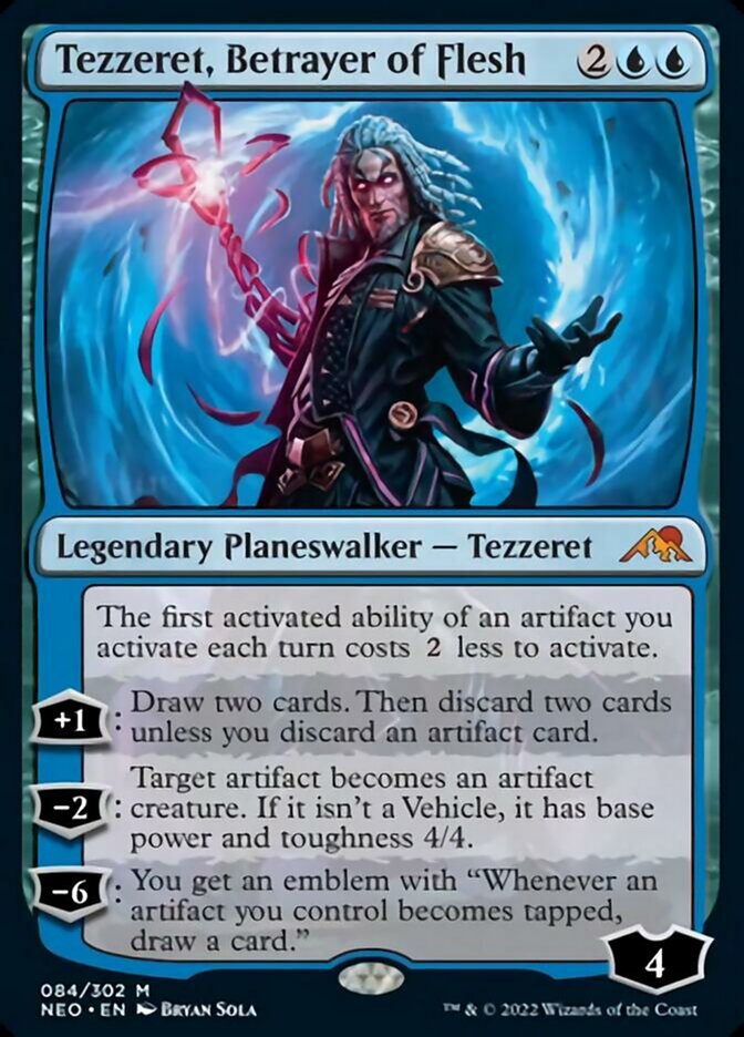 Tezzeret, Betrayer of Flesh [Kamigawa: Neon Dynasty] | Webway Games