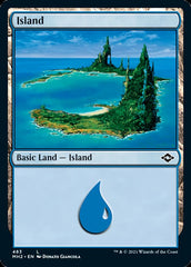 Island (483) (Foil Etched) [Modern Horizons 2] | Webway Games