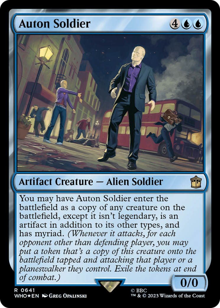 Auton Soldier (Surge Foil) [Doctor Who] | Webway Games