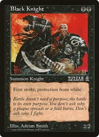 Black Knight (Oversized) [Oversize Cards] | Webway Games