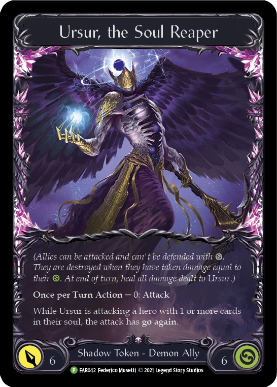 Ursur, the Soul Reaper [FAB042] (Promo)  Rainbow Foil | Webway Games