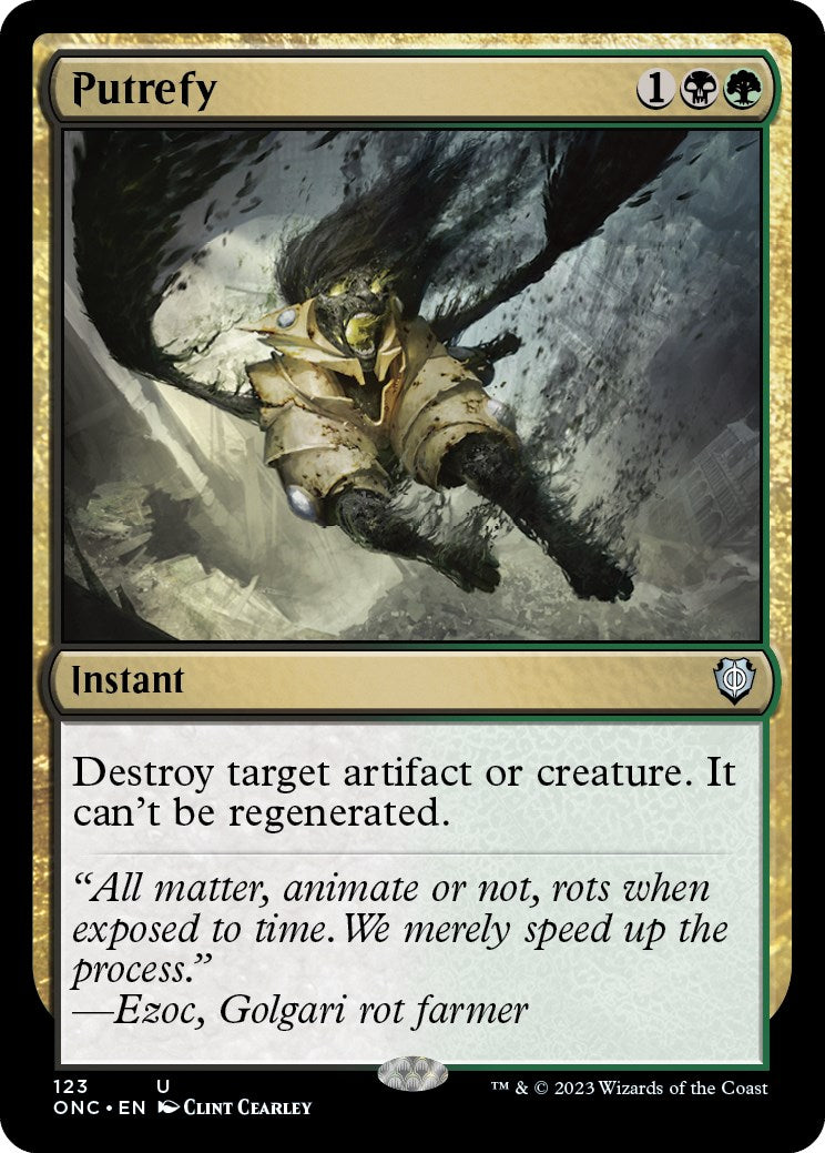 Putrefy [Phyrexia: All Will Be One Commander] | Webway Games