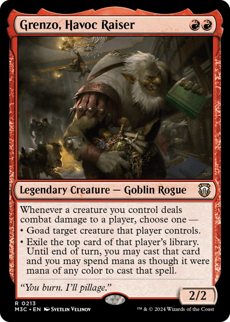 Grenzo, Havoc Raiser (Ripple Foil) [Modern Horizons 3 Commander] | Webway Games
