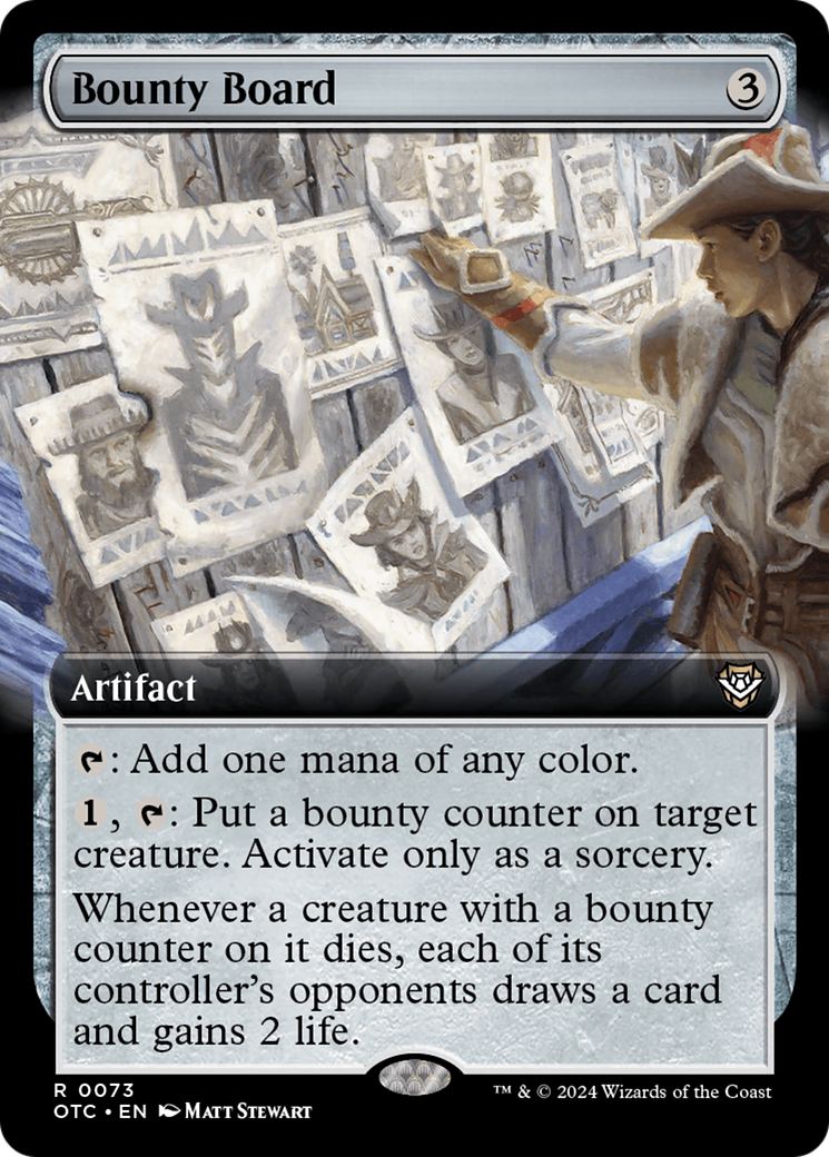 Bounty Board (Extended Art) [Outlaws of Thunder Junction Commander] | Webway Games