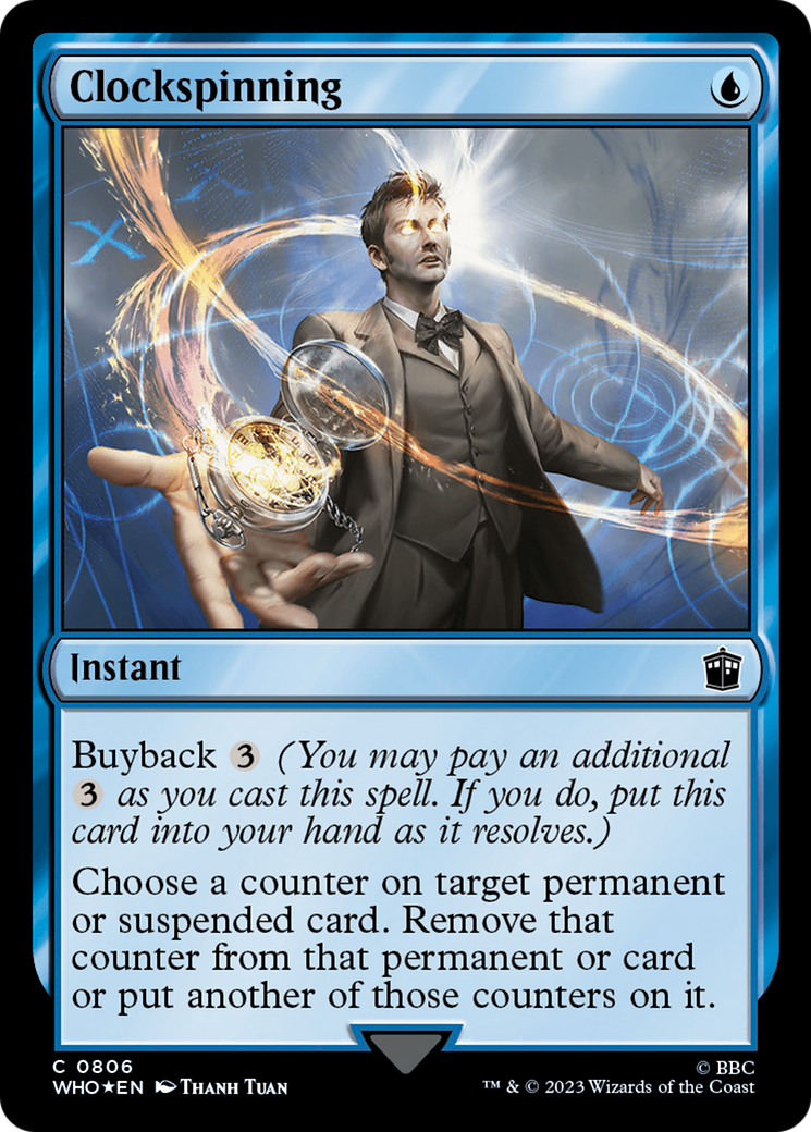 Clockspinning (Surge Foil) [Doctor Who] | Webway Games